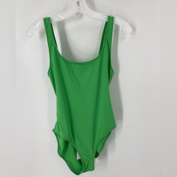 SOLID & STRIPED anne marie belted one piece swimsuit in parakeet Small NWT - Picture 3 of 4
